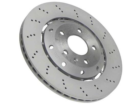 Audi Disc Brake Rotor - Rear Passenger Side (324mm) 8E0615602D - OE Supplier 8E0615602D